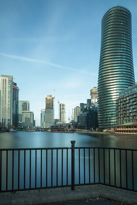 London Docklands Langzeitbelichtung, London Docklands long exposure